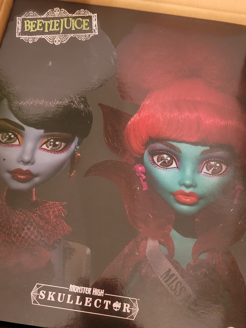 NIB Monster High Beetlejuice Waiting Room Skullector Dolls